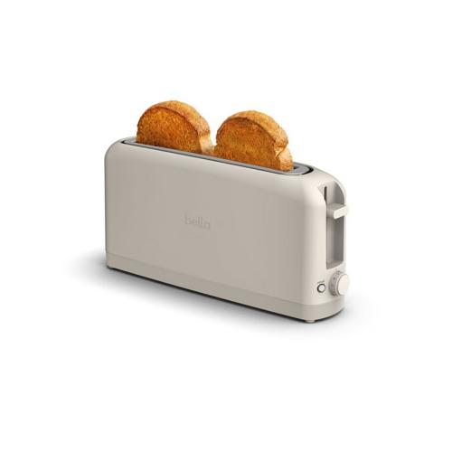 bella 2 Slice Slim Toaster - Tan/Beige