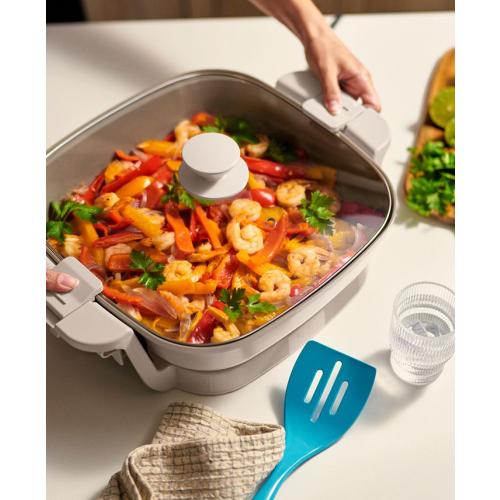 Bella 12 x 12 Make and Take Electric Skillet - Ivory/Cream