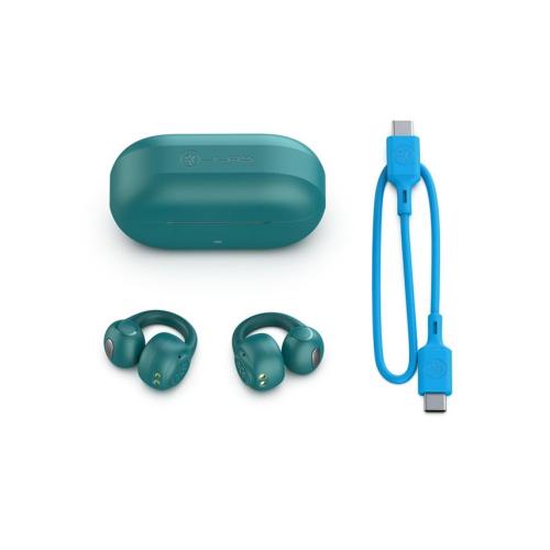 Color Blue Flex Open Earbuds - Blue