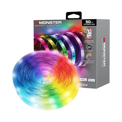 50Ft. Multi-Color LED Light Strip - Gray - 50