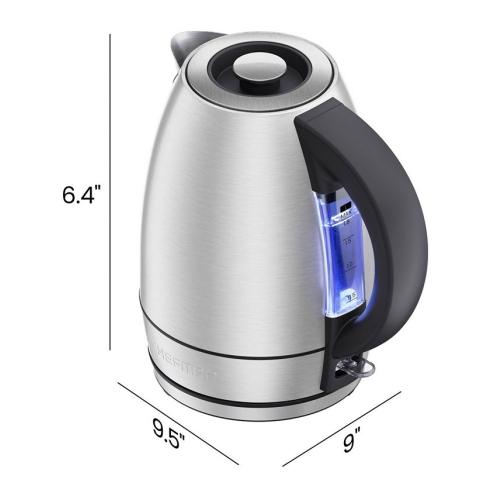Chefman 1.8L Fast-Boil Stainless Steel Kettle - Silver - No Size