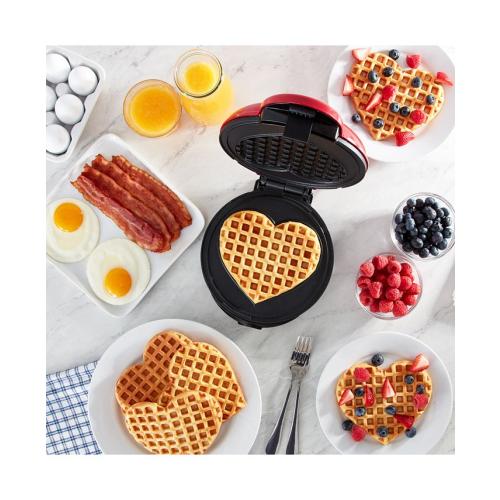 Dash Express Heart Waffle Maker - Red