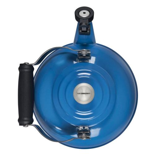 Le Creuset 1.7 Quart Enamel on Steel Whistling Tea Kettle - Blue - 1.7 Quart