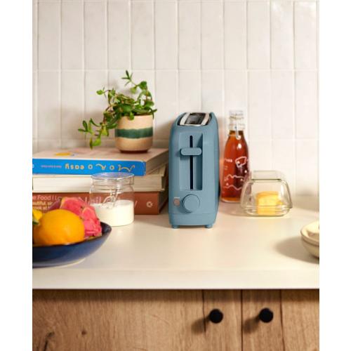 bella 2 Slice Slim Toaster  - Blue ‼️has stains ‼️and may come with missing or broken pieces ‼️