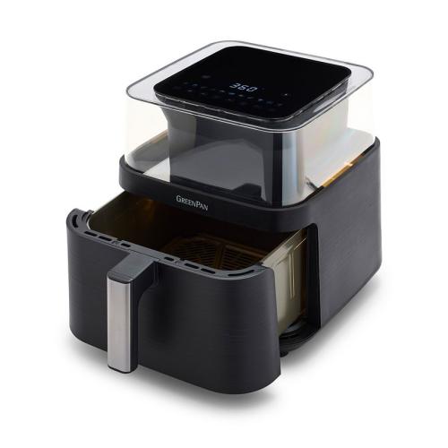 GreenPan Bistro 7 Quart 360° Clear View Air Fryer - Black - No Size