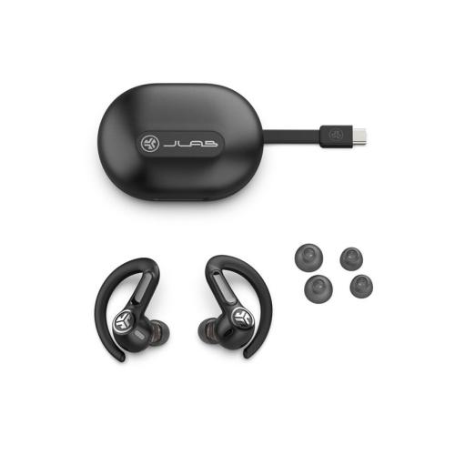 Color Black JLab Epic Sport ANC 3 True Wireless Earbuds - Black