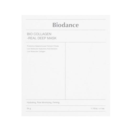 Biodance Bio Collagen-Real Deep Beauty Mask  4 Sheets  -  1.19 oz (34 g) Each - 4 Count