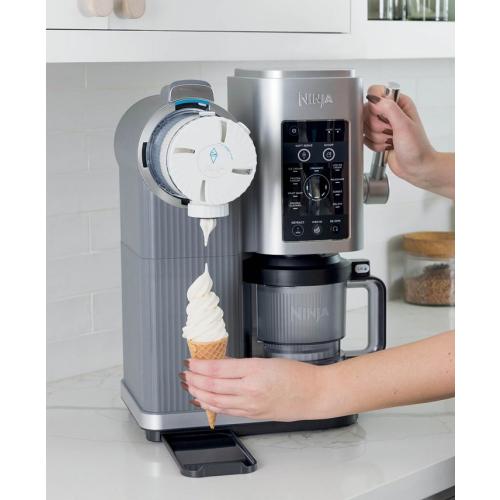 Ninja Swirl by CREAMi Ice Cream and Soft Serve Maker - Silver - ❗MAY HAVE MISSING PIECES/NEEDS CLEANING❗