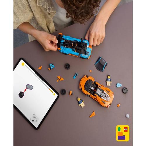 LEGO Speed Champions Lamborghini Revuelto Huracán STO 77238, 607 Pieces - Multi - No Size