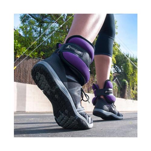 ProsourceFit Ankle Weights 2.5, Set of 2, Purple - Purple