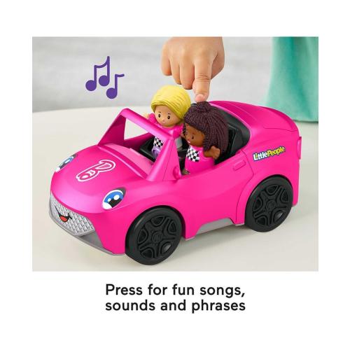 Fisher Price Barbie Convertible by Little People Set - Multi