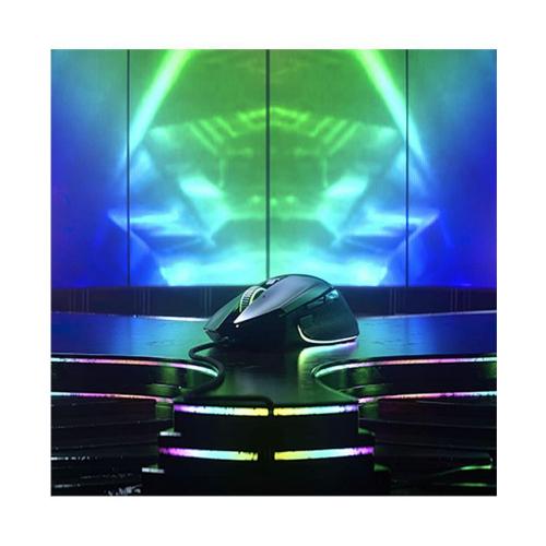 Razer Basilik V3 Wired Optical Gaming Mouse w/ Chroma RGB Lighting - Black - Black - ONE SIZE