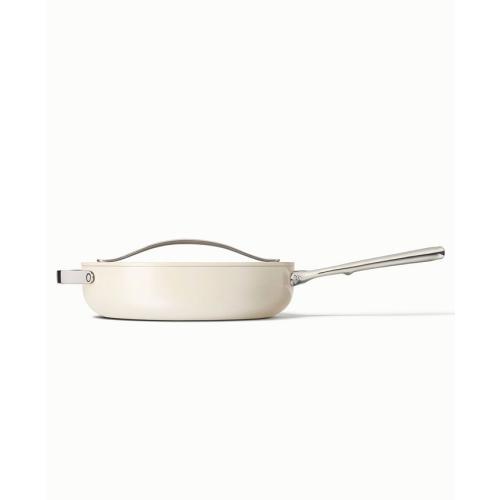Caraway Non-Stick Ceramic 4.5 QT Sauté Pan - Tan/Beige