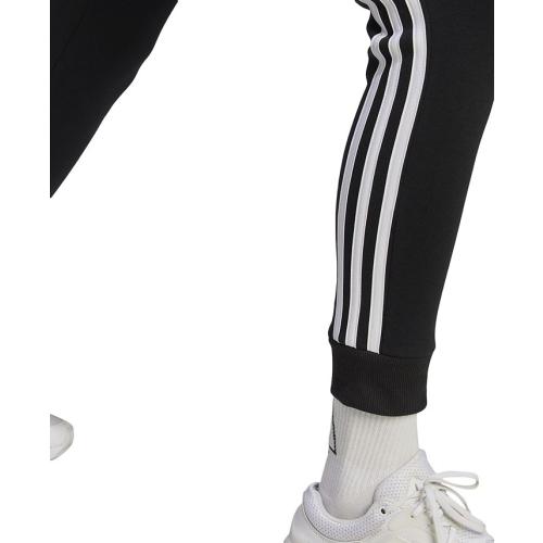 Medium - adidas Women's 3-Stripe Cotton Fleece Sweatpant Jogger - Black - M