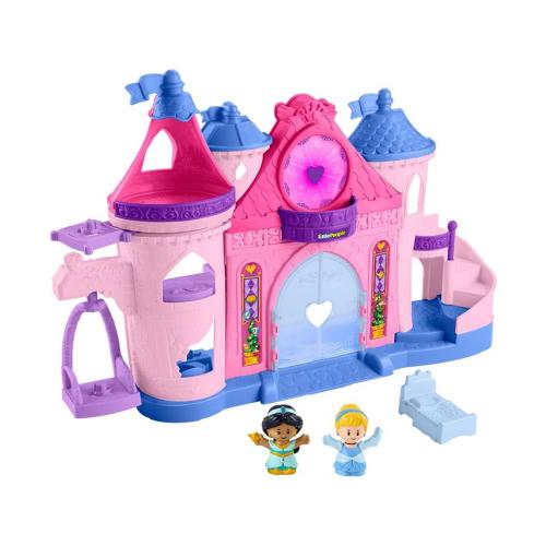 Little People Disney Princess Magical Lights Dancing Castle Toddler Playset - Multi