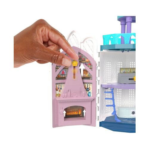 Disney's Wish Rosas Castle Playset, Dollhouse with 2 Posable Mini Dolls, Star Figure 20 Accessories - Multi