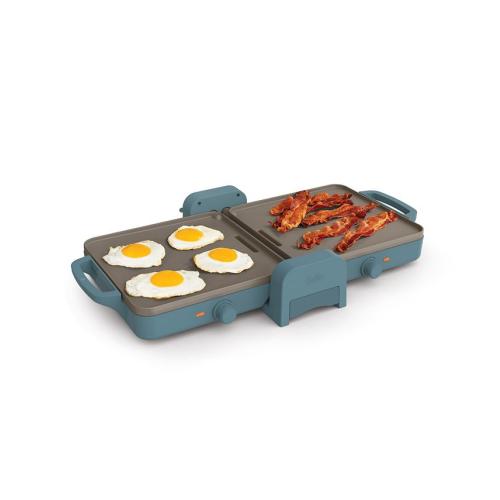 bella Fold & Store Dual Temp Griddle - Blue