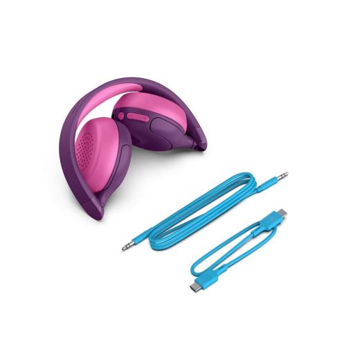 JBuddies Active Noise Cancelling Kids Headphones - Purple