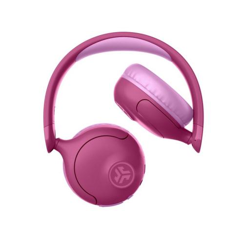 Color Pink JLab JBuddies Pop Wireless Kids Headphones - Pink