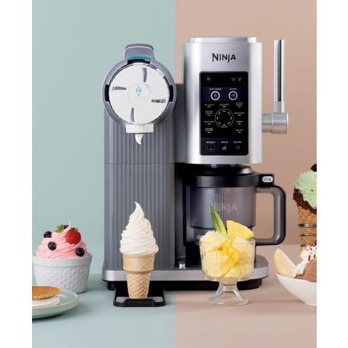 Ninja Swirl by CREAMi Ice Cream and Soft Serve Maker - Silver - ❗MAY HAVE MISSING PIECES/NEEDS CLEANING❗