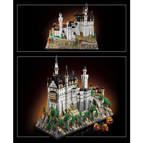 LEGO Architecture Neuschwanstein Castle 21063, 3455 Pieces - Multi - No Size