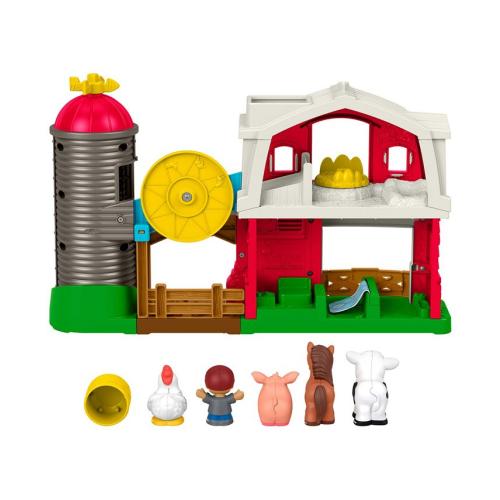Little People Caring Fun Animal Farm Playset, 6 Play Pieces - Multi - No Size