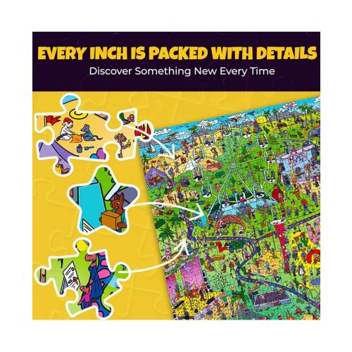 QUOKKA 1000 Piece Puzzle for Adults with Hidden Secrets & Audio Story - Multi - 1000 Pieces