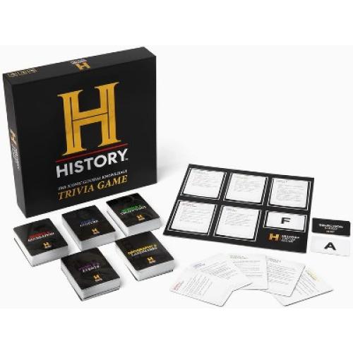 HISTORY Channel Trivia Game - 2000  General Knowledge Questions - Christmas Stocking Stuffers Gift for Adults, Family in The Pursuit of Trivial