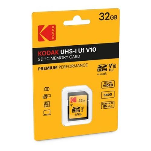 Kodak 32GB Class 10 UHS-I U1 SDHC Memory Card