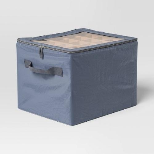 Christmas Ornament Storage Box Gray - Wondershop™