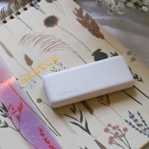 myCharge 5000mAh Power & Go Power Bank - White