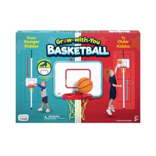 Chuckle & Roar Grow-with-You Toy Basketball Set