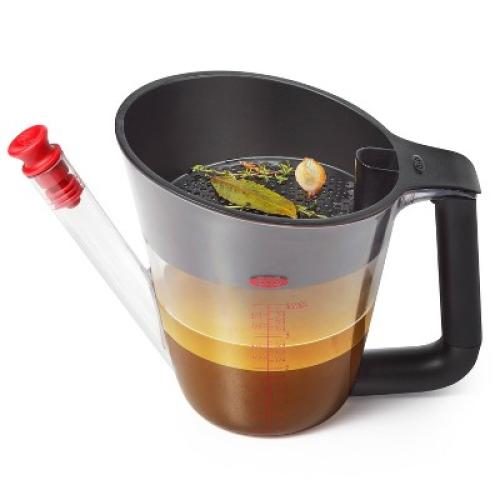 OXO 4 Cup Plastic Fat Separator Gray