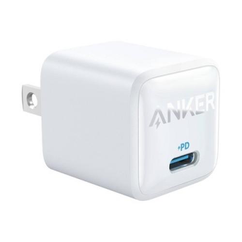 2 Anker 20W Ultra Small Charger - White   USB-C TO USB-C 10FT cable