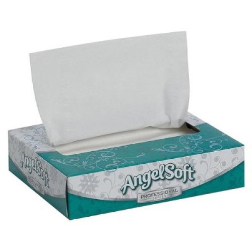 Angel Soft Professional Series 2-Ply Facial Tissue Flat Box 50 Count, 60 Packs, 3000 Total