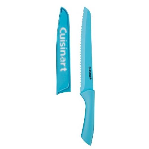 Cuisinart Advantage 12pc Ceramic-Coated Color Knife Set With Blade Guards- C55-12PRC2: Multicolor Stainless Steel Cutlery