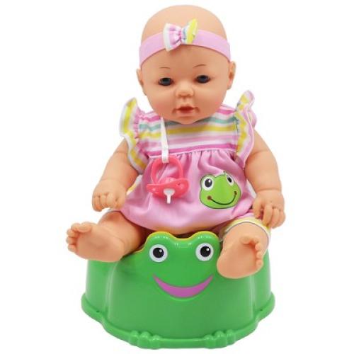 Dream Collection: New Born Baby Doll Care Set with Training Potty