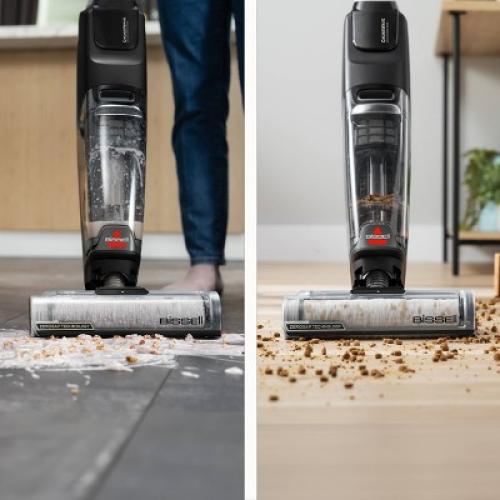 BISSELL CrossWave Omniforce Edge Wet Dry Vacuum - 3930: Cordless, Pet Hair Pick Up, Self-Cleaning, 30 Min Run Time