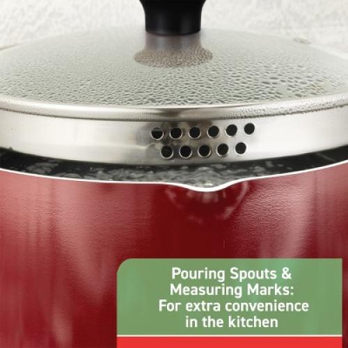 T-Fal 12pc Simply Cook Nonstick Cookware Set Red: Aluminum, Ergonomic Handles, Tempered Glass Lids, Oven-Safe to 350°F ‼️possibly missing items ‼️