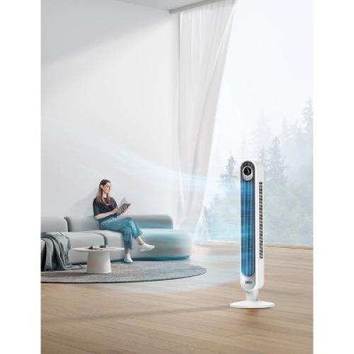 Dreo 42 Cruiser Pro T1 Oscillating Bladeless Remote Tower Fan White