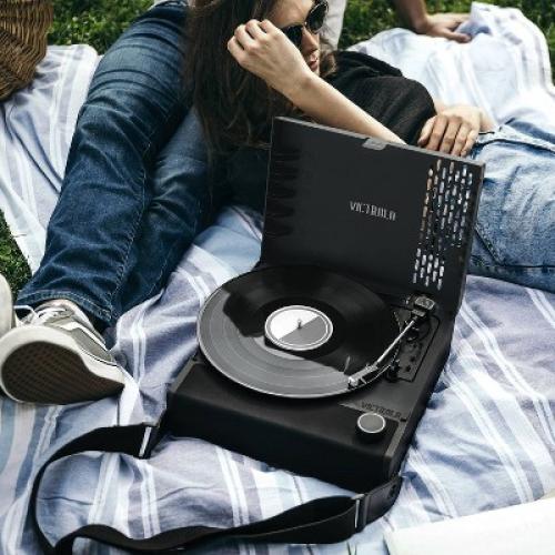 Victrola Revolution GO Portable Rechargeable Bluetooth Record Player - VSC-750