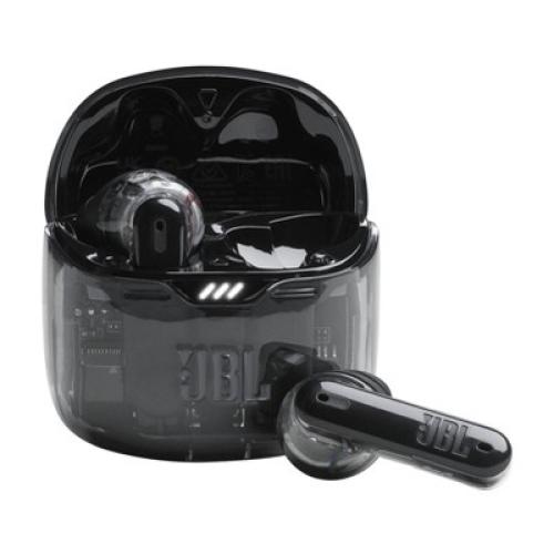 JBL Tune Flex True Wireless Bluetooth Active Noise Canceling Earbuds with Built-in Mic - Ghost Black. ( no cable to charge )