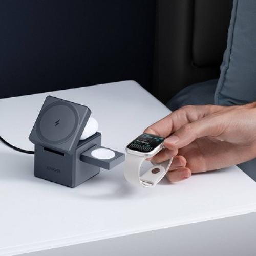 Anker 3-in-1 Cube with Magsafe - Black