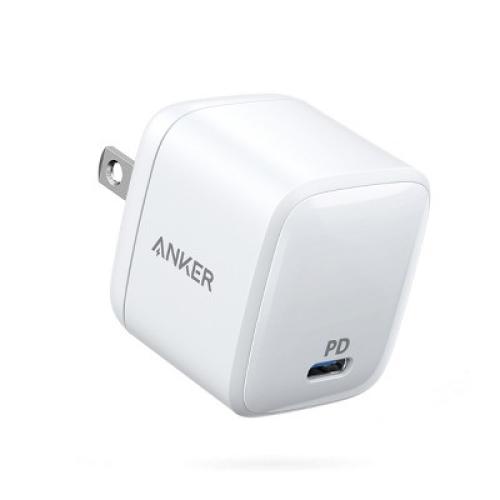Anker PowerPort Atom PD 30W USB-C Wall Charger with USB-C to USB-C Cable - White