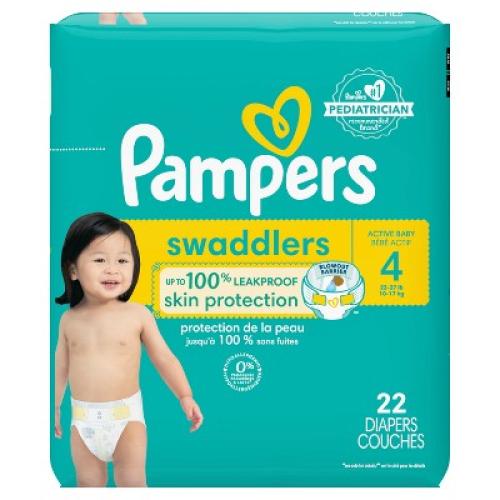 Pampers Swaddlers Soft Sensitive Skin Baby Diapers - 22ct
