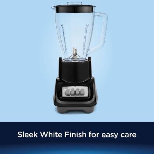 Oster Turbo 5-Speed Countertop Blender Black: Licuadora Oster, Glass Jar, 1400W, Dishwasher-Safe, 6-Cup Capacity