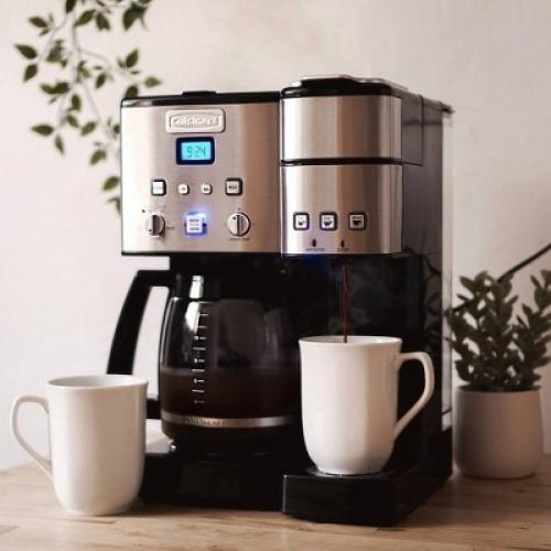 Cuisinart Coffee Center 12 Cup Coffeemaker and Single-Serve Brewer Stainless Steel
