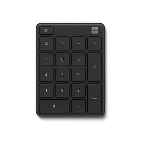 Microsoft Number Pad Matte Black - Bluetooth 5.0 Connectivity - 2.4 GHz Frequency Range - Connect up to 3 devices - 1.3mm low profile key travel