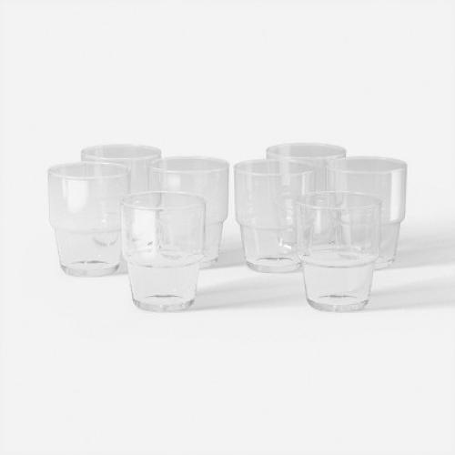 8pk 14 fl oz Stacking Tumblers - Room Essentials™ 5 TUMBLERS 3 MISSING