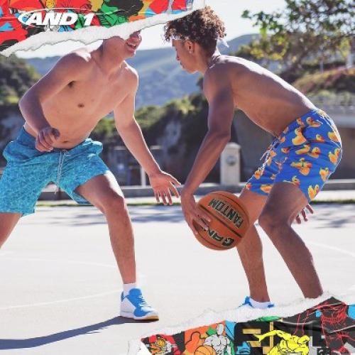 factory sealed AND1 Fantom Rubber Basketball - Official Size Streetball, Made for Indoor and Outdoor Games - Sold Deflated (Pump NOT Included), Orange, Size 7